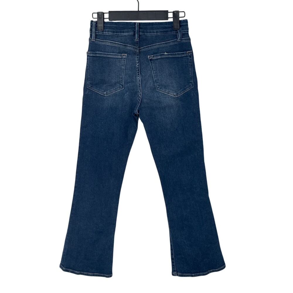 FRAME Denim Le Crop Mini Boot Jeans in Westcliff Medium Wash‎ Size 26 - Picture 5 of 15